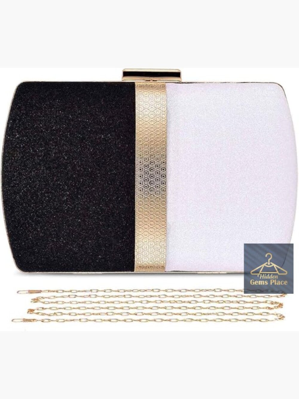 Glitter Clutch Bag for Women Wedding Evening Party Formal Handbag Clutch Purse